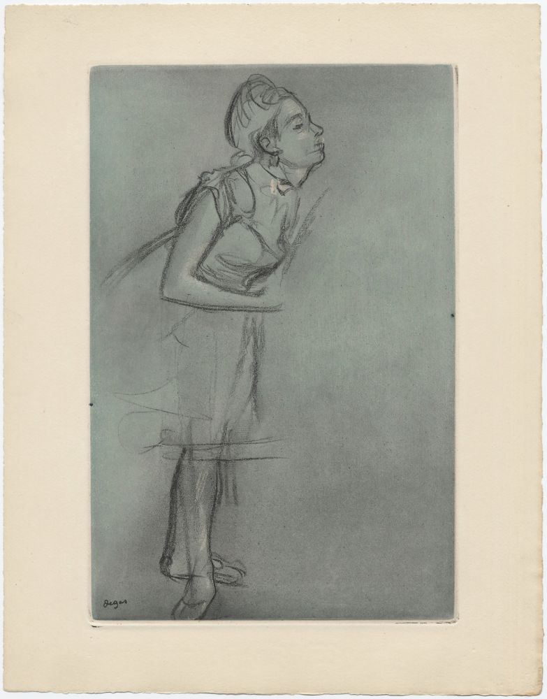 Acquaforte E Acquatinta Degas - Danseuse (étude, vers 1878)