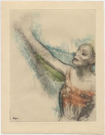 Acquaforte E Acquatinta Degas - Danseuse (étude, vers 1878-1880)