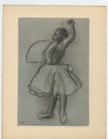 Acquaforte E Acquatinta Degas - Danseuse (étude, vers 1890)