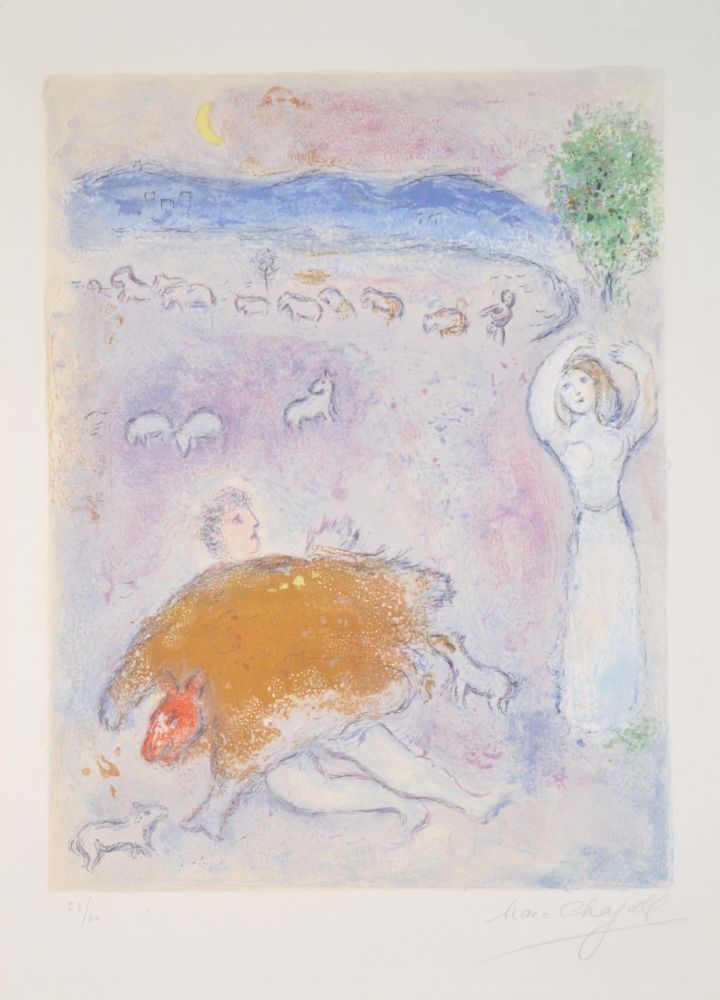 Litografia Chagall - D.C Daphne And Chloe - M317