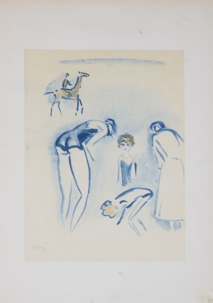 Litografia Van Dongen - Deauville, 1925 - Scarce!