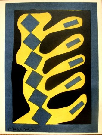 Litografia Matisse - Decoupages pour le XXe  Siecle