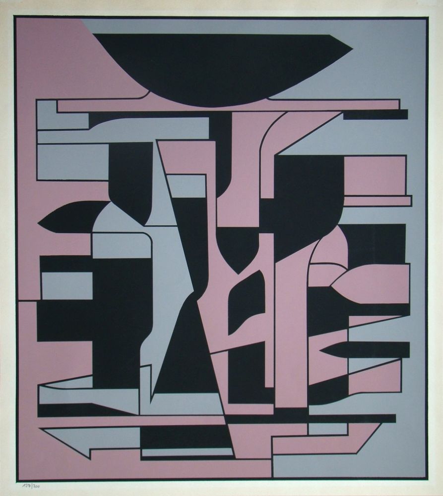 Serigrafia Vasarely - Denfert 2