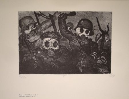 Libro Illustrato Dix - Der Krieg
