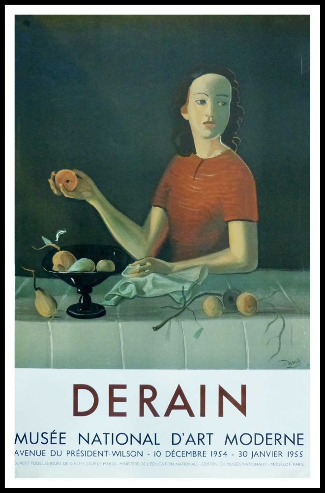 Manifesti Derain - DERAIN - EXPOSITION MUSÉE NATIONALE D'ART MORDERNE