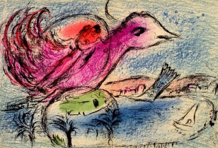 Libro Illustrato Chagall - Derriere le Miroir n. 132 Juin 1962