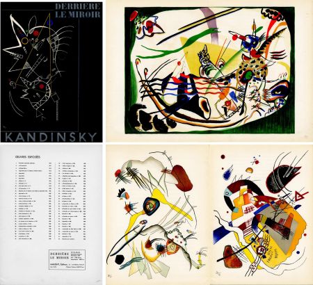 Libro Illustrato Kandinsky - DERRIÈRE LE MIROIR N°101-102-103. KANDINSKY. Sept-Oct-Nov. 1957.