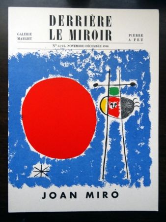 Libro Illustrato Miró - DERRIÈRE LE MIROIR N°14 - 15