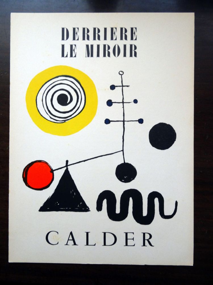 Libro Illustrato Calder - DERRIÈRE LE MIROIR N°31