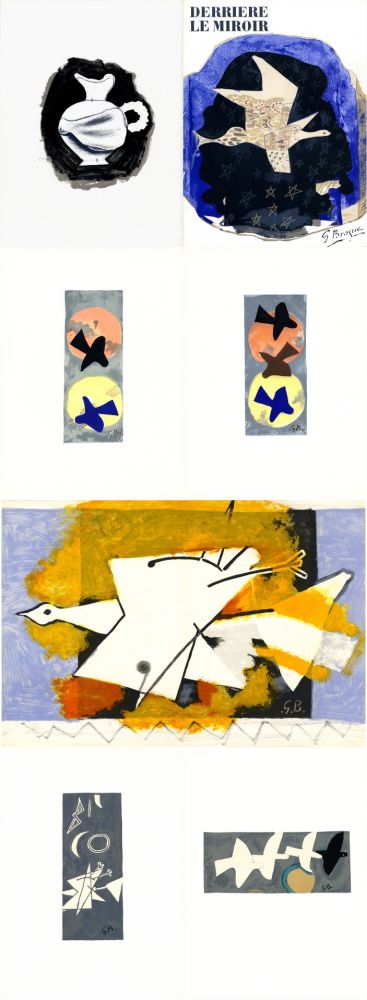 Libro Illustrato Braque - DERRIÈRE LE MIROIR N° 115. BRAQUE. Juin-Juillet 1959.