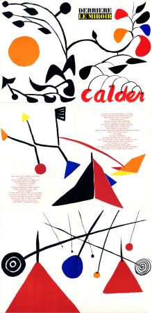 Libro Illustrato Calder - DERRIÈRE LE MIROIR N° 69-70. CALDER. Octobre-novembre 1954.