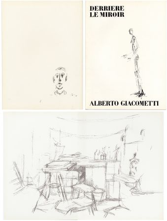 Libro Illustrato Giacometti - DERRIÈRE LE MIROIR N° 98. L' ATELIER D' ALBERTO GIACOMETTI (Jean Genet). Juin 1957.