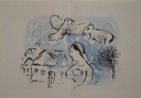 Libro Illustrato Chagall - DERRIÈRE LE MIROIR, No 225