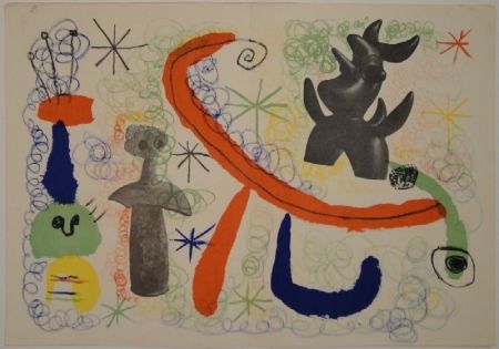 Libro Illustrato Miró - DERRIÈRE LE MIROIR, Nos 29-30