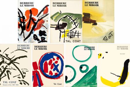Libro Illustrato Tal Coat - DERRIÈRE LE MIROIR. TAL COAT. Collection complète des 7 volumes de la revue consacrés à PIERRE TAL-COAT (de 1954 à 1972).
