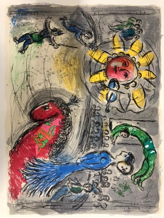 Litografia Chagall - Derrière le Miroir