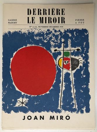 Libro Illustrato Miró - Derrière le Miroir 14-15, Novembre 1948