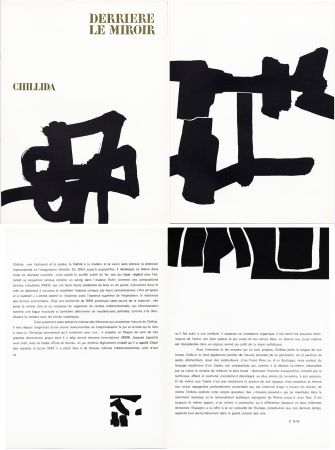 Libro Illustrato Chillida - Derrière le Miroir n° 143 . CHILLIDA . Avril 1964.