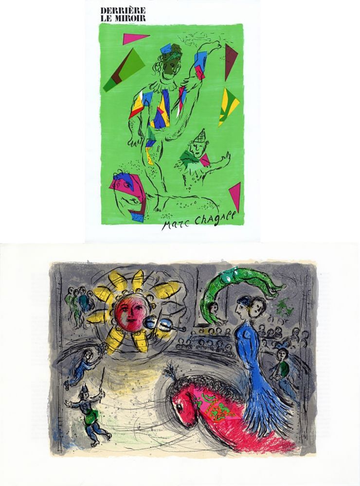 Libro Illustrato Chagall - Derrière le Miroir n° 235 - CHAGALL par Vercors. Octobre 1979.