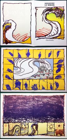 Libro Illustrato Alechinsky - Derrière le Miroir n° 247. ALECHINSKY. 6 ESTAMPES ORIGINALES. 1981