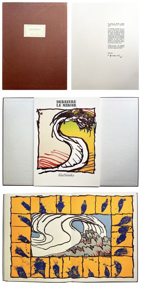 Libro Illustrato Alechinsky - Derrière le Miroir n° 247. ALECHINSKY. DELUXE SIGNÉ (1981)