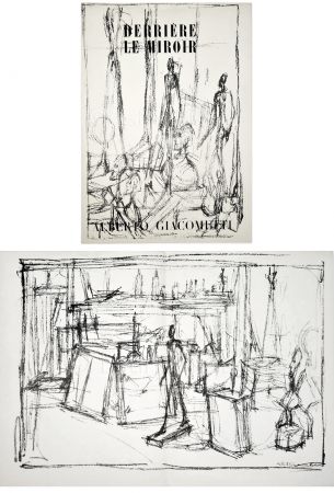 Libro Illustrato Giacometti - Derrière le Miroir n° 39-40 . GIACOMETTI. Juin 1951.