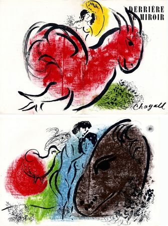 Libro Illustrato Chagall - Derrière le Miroir n° 44-45. CHAGALL. Mars 1952.