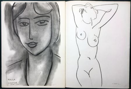 Libro Illustrato Matisse - Derrière le Miroir n° 46-47. MATISSE. Mai 1952. 1ère Édition.