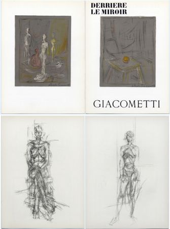 Libro Illustrato Giacometti - Derrière le Miroir n° 65 . GIACOMETTI . Mai 1954.
