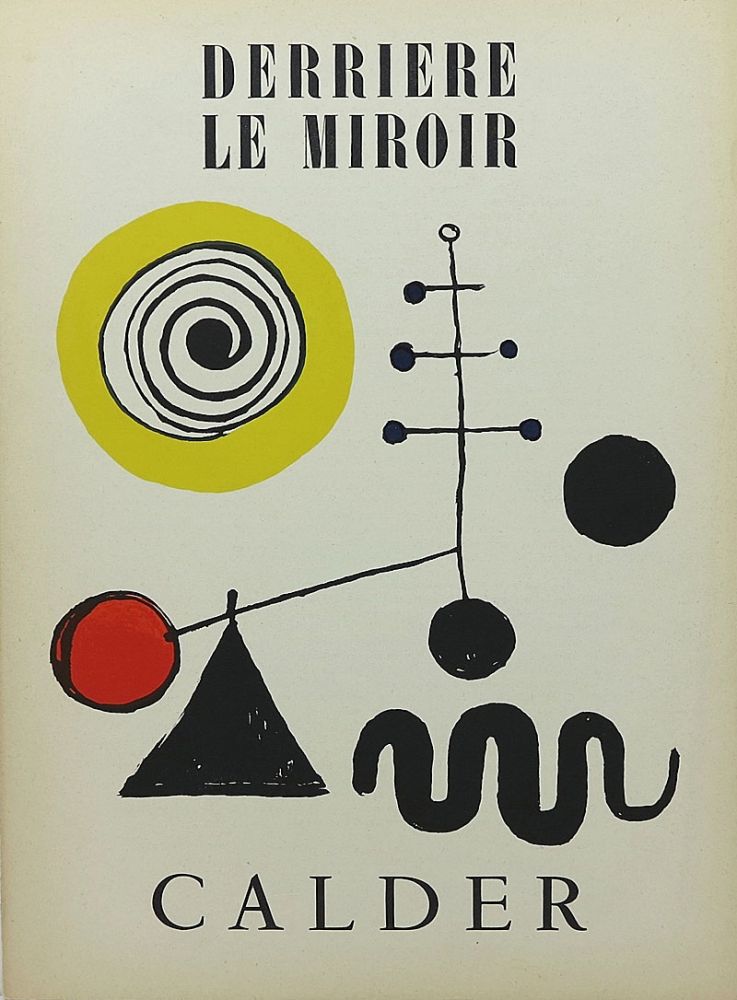 Libro Illustrato Calder - Derrière le Miroir no 31 juillet 1950