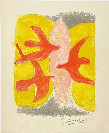 Litografia Braque - Descente aux enfers