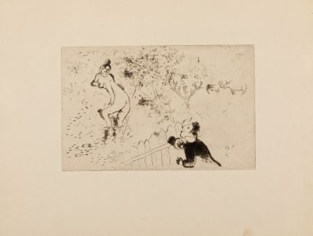 Incisione Chagall - Desire III. Les sept Péchés capitaux (The Seven Deadly Sins)