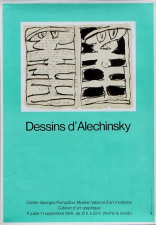 Offset Alechinsky - Dessins  D'Alechinsky