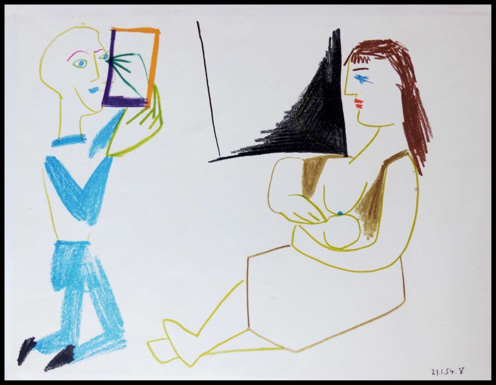 Litografia Picasso (After) - DESSINS DE VALLAURIS II