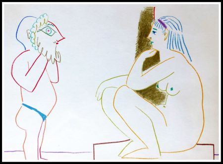 Litografia Picasso (After) - DESSINS DE VALLAURIS III