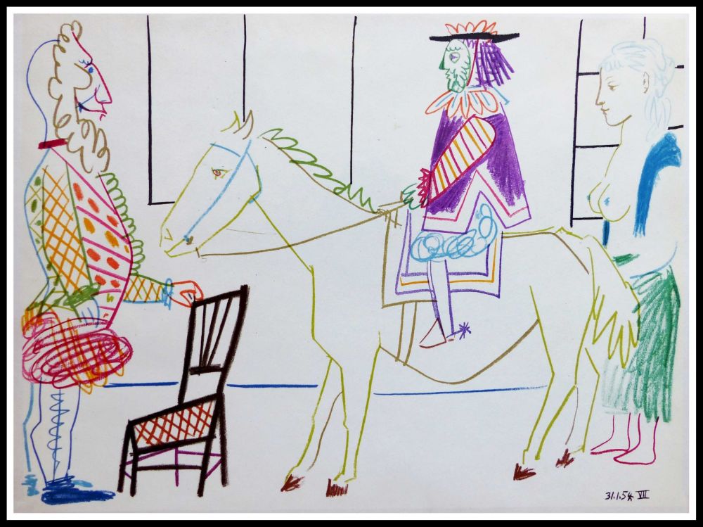 Litografia Picasso (After) - DESSINS DE VALLAURIS V