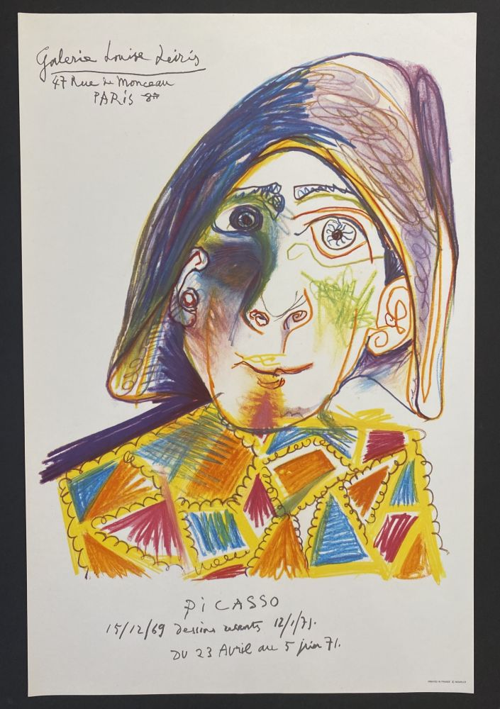 Litografia Picasso - Dessins Recents - Galerie Louise Leiris