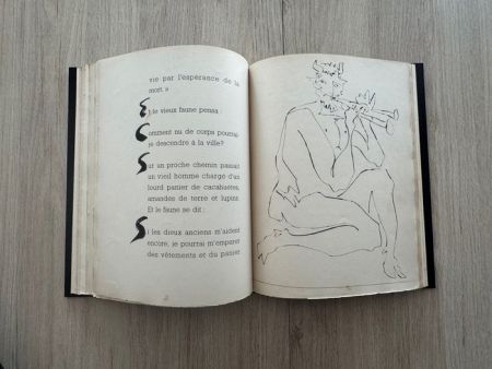 Libro Illustrato Picasso - Deux Contes. Le Centaure Picador. Le crepuscule d'un Faune. Gravures de Pablo Picasso.