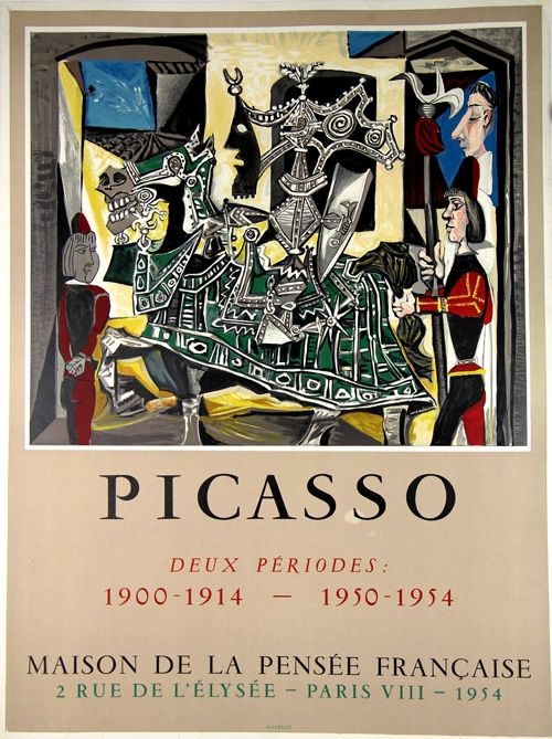 Litografia Picasso - Deux Periodes 1900-1914 , 1950-1954 