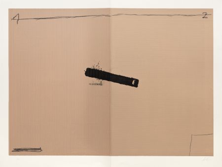 Litografia Tàpies - Deux volets