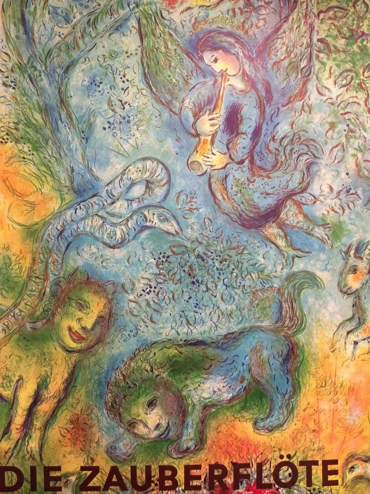 Manifesti Chagall (After) - Die Zaubrrflote