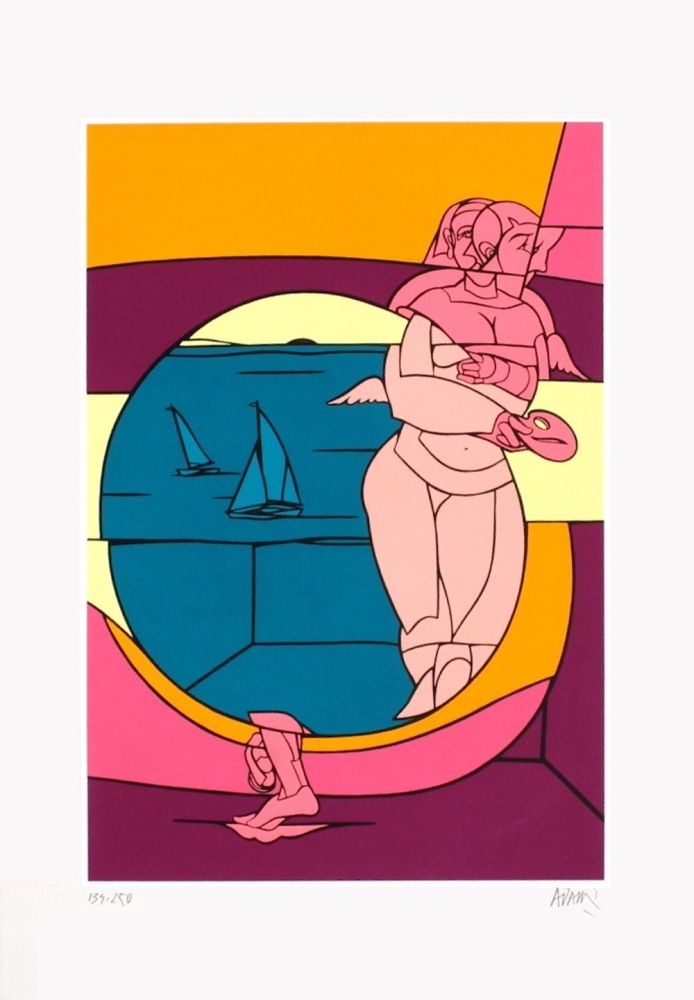 Serigrafia Adami - Dieu de l'Olympe (Barcelona Olympic Games)