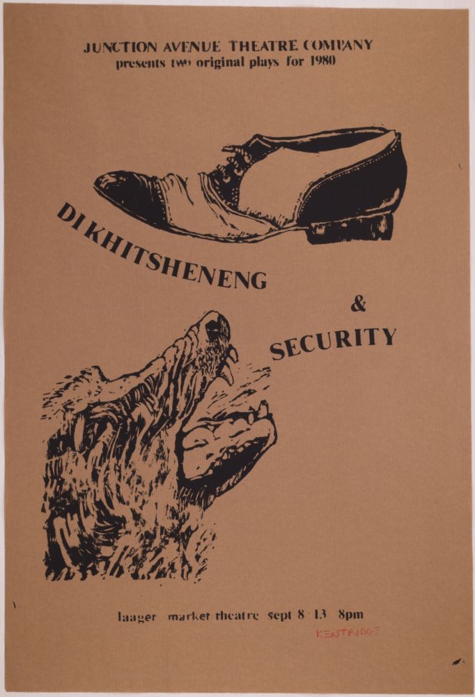 Serigrafia Kentridge - Dikhitsheneng & Security