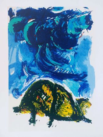 Serigrafia Schifano - Dinosauro 
