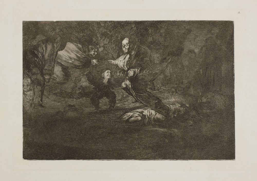 Acquaforte E Acquatinta Goya - Dios los cria y ellos se juntan (Los fantasmas)