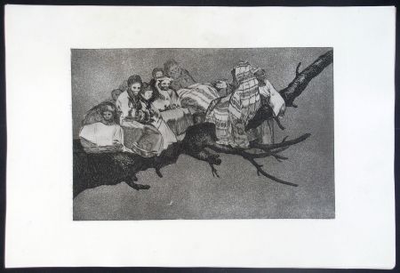 Acquaforte E Acquatinta Goya - DISPARATE RIDICULO