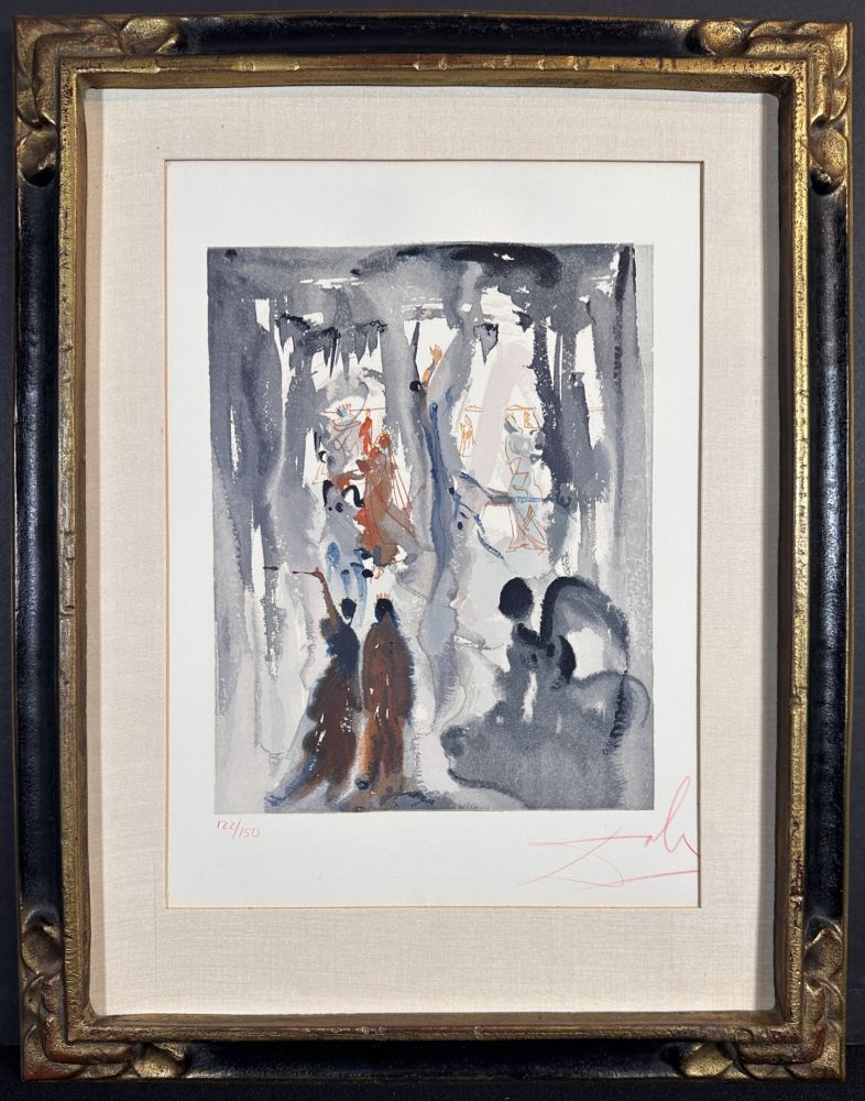 Incisione Su Legno Dali - Divine Comedy Heaven Canto 12
