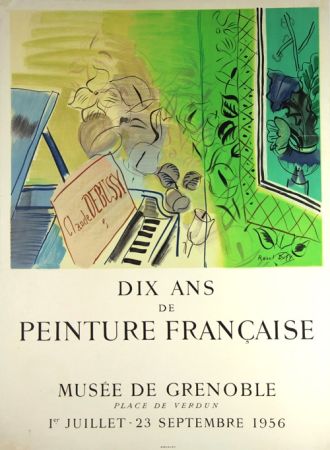 Litografia Dufy - Dix Ans de Peinture Française  Musée de Granoble