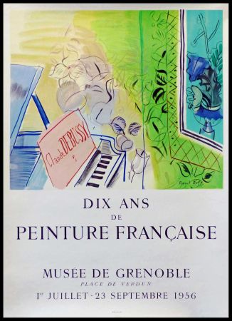 Litografia Dufy - DIX ANS DE PEINTURES FRANCAISES MUSEE DE GRENOBLE