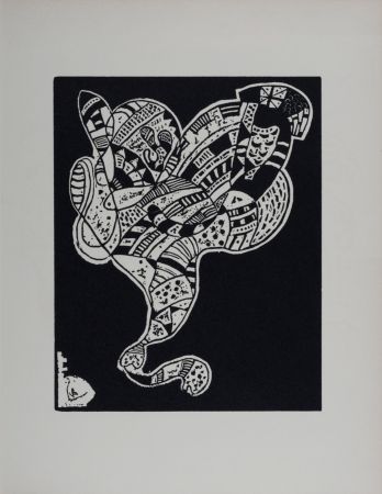 Incisione Su Legno Kandinsky (After) - Dix Origin, 1974
